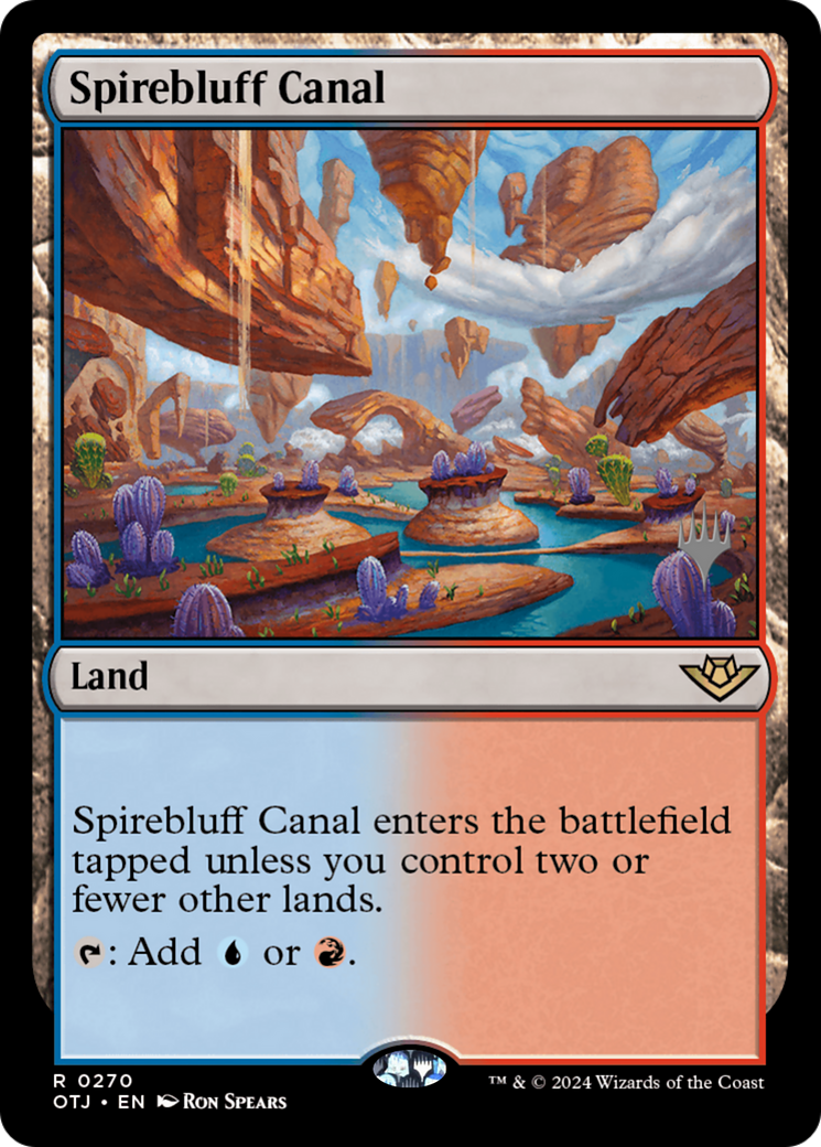 Canal Spirebluff (Pack promotionnel) [Promotions des hors-la-loi de Thunder Junction] 