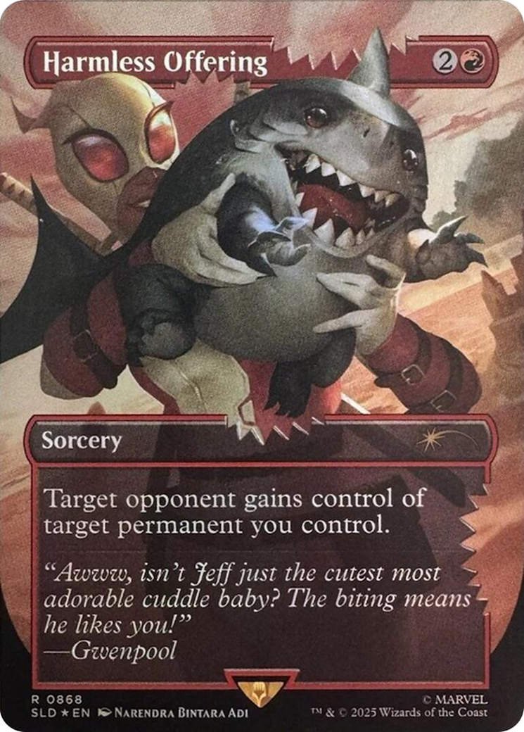 Harmless Offering (SLD-868) - Secret Lair Drop (Borderless) Foil