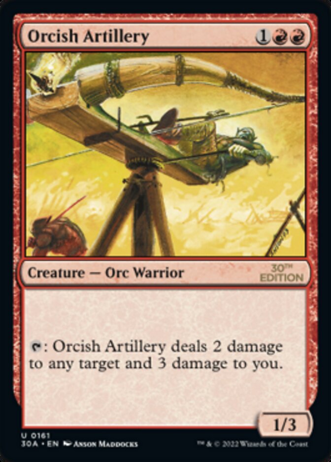 Artillerie orque [édition 30e anniversaire] 