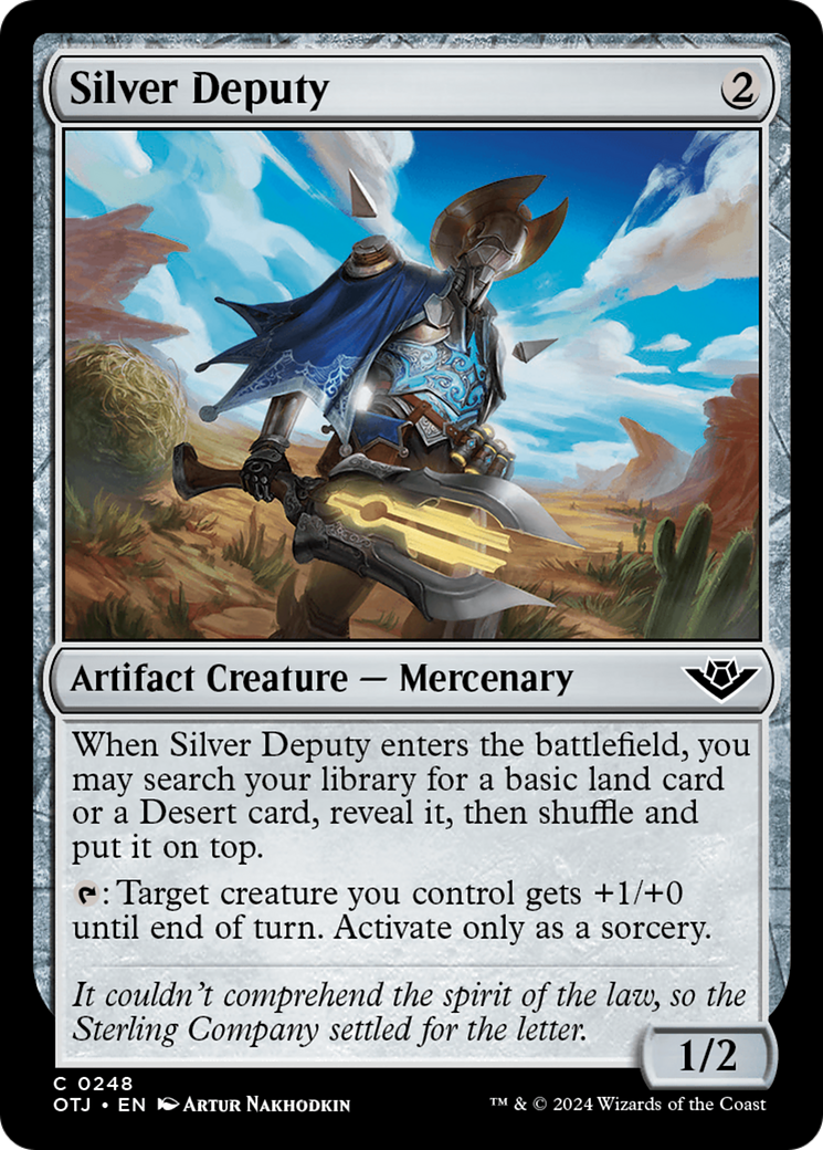 Adjoint Argent [Hors la loi de Thunder Junction] 