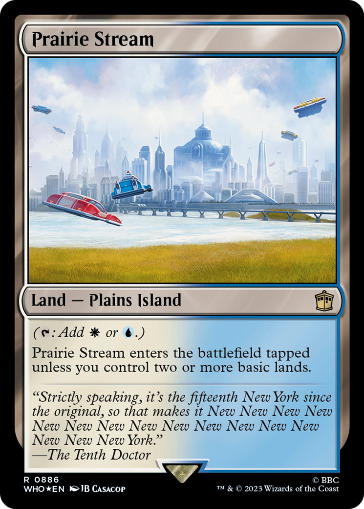 Prairie Stream (WHO-886) - Doctor Who Foil