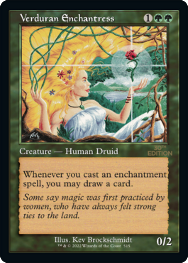 Verduran Enchantress (Rétro) [Édition 30e anniversaire] 