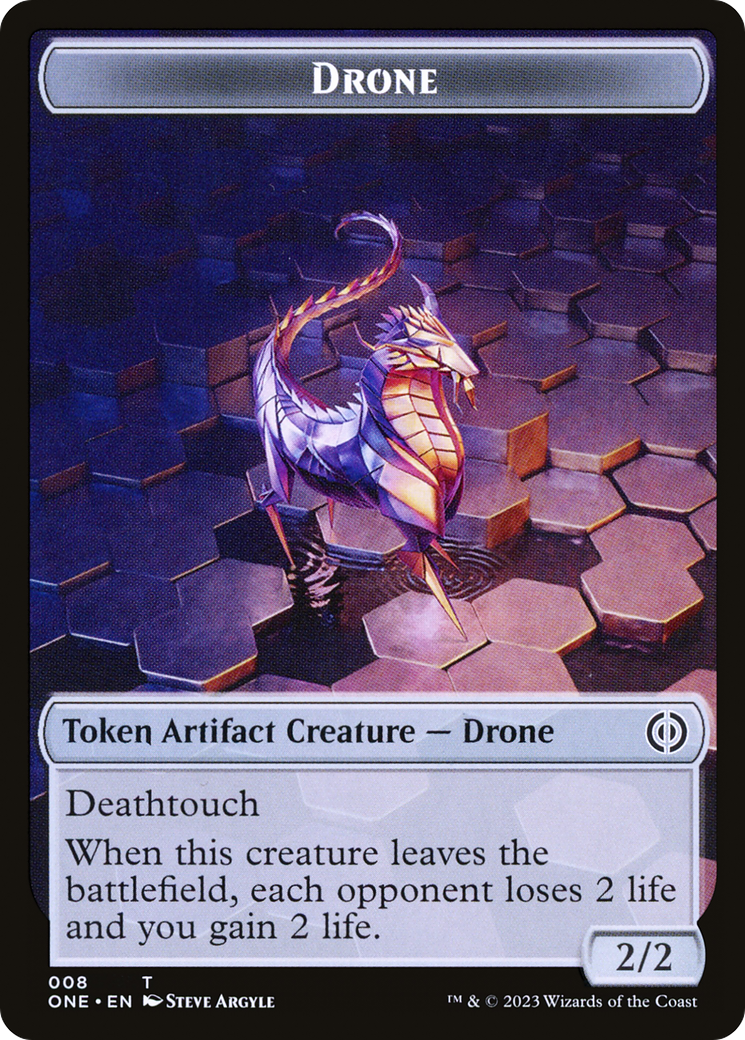 Gobelin Phyrexian // Jeton double face de drone [Phyrexia : tous seront un seul jeton] 