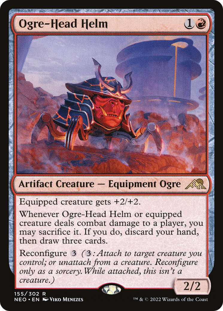 Casque à tête d'ogre [Kamigawa : Neon Dynasty] 