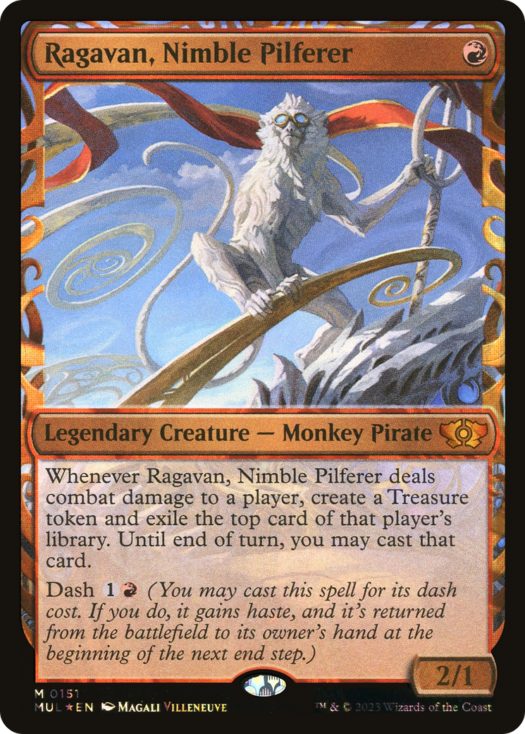 Ragavan, Nimble Pilferer (Halo Foil) [Légendes multivers] 
