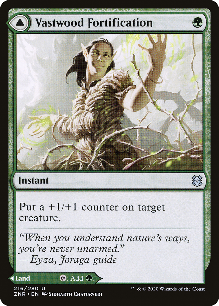 Fortification de Vastebois // Fourré de Vastebois [Zendikar Rising] 