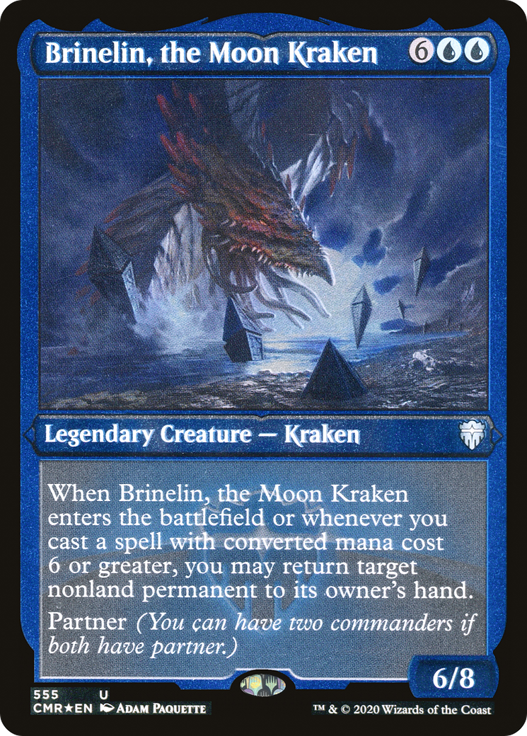 Brinelin, le Kraken lunaire (gravé) [Commander Legends] 