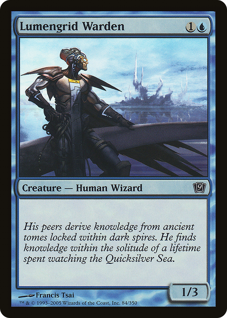 Lumengrid Warden (9ED-84★) - 9th Edition Foil