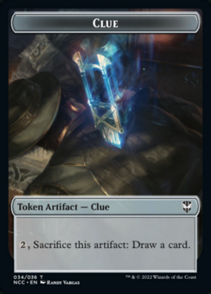 Indice // Élémentaire (005) Jeton double face [Streets of New Capenna Commander Tokens] 