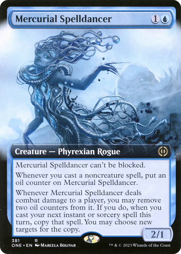 Mercurial Spelldancer (Art étendu) [Phyrexia : Tous seront un] 