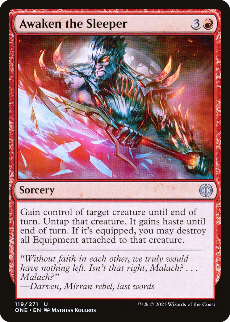 Réveillez le dormeur [Phyrexia : Tous seront un] 