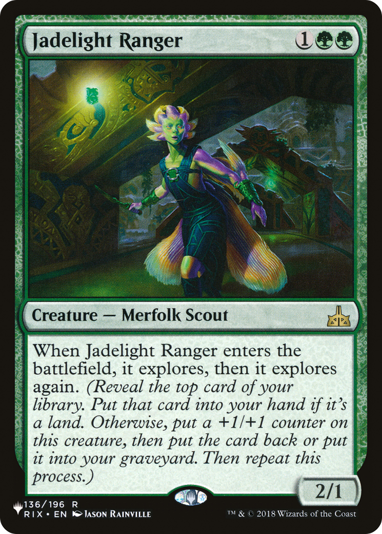 Jadelight Ranger [La liste] 