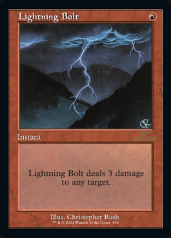 Lightning Bolt (Rétro) [Édition 30e anniversaire] 