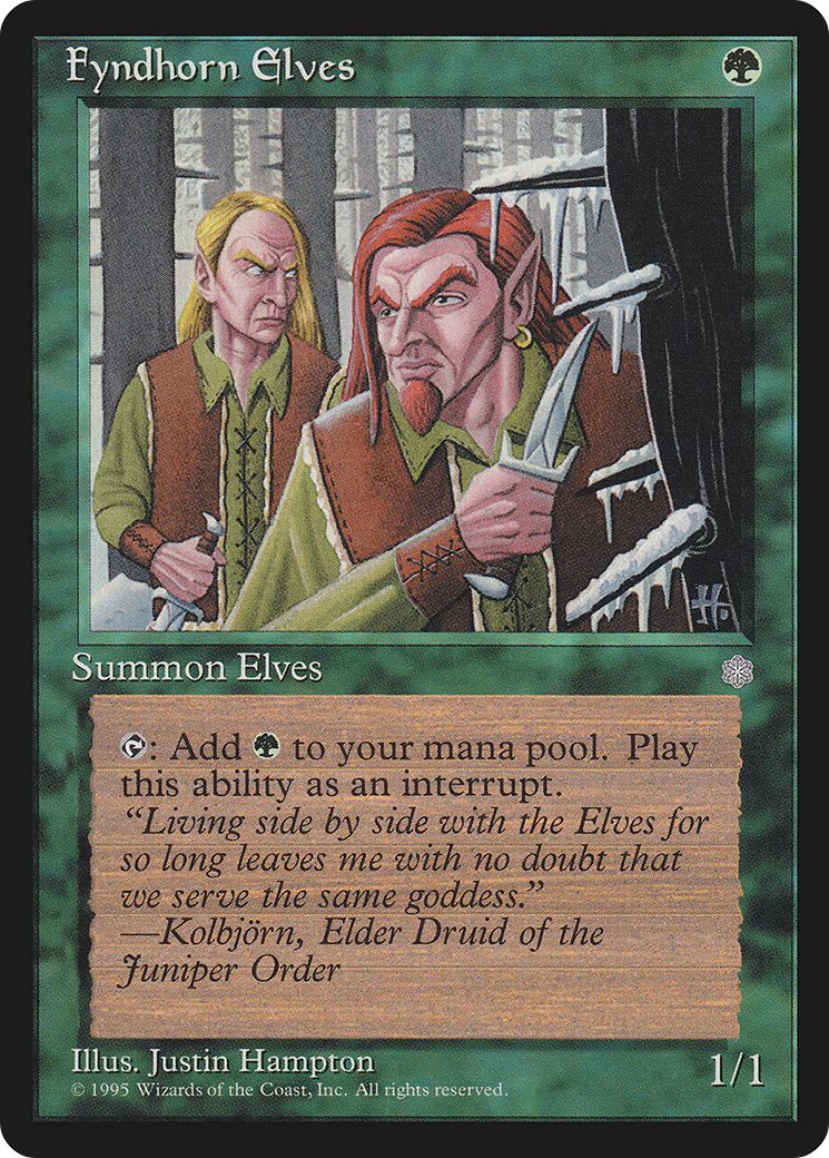 Fyndhorn Elves (ICE-132) - Ice Age