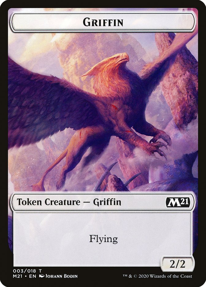 Bête // Jeton double face Griffin [Jetons de l'ensemble de base 2021] 