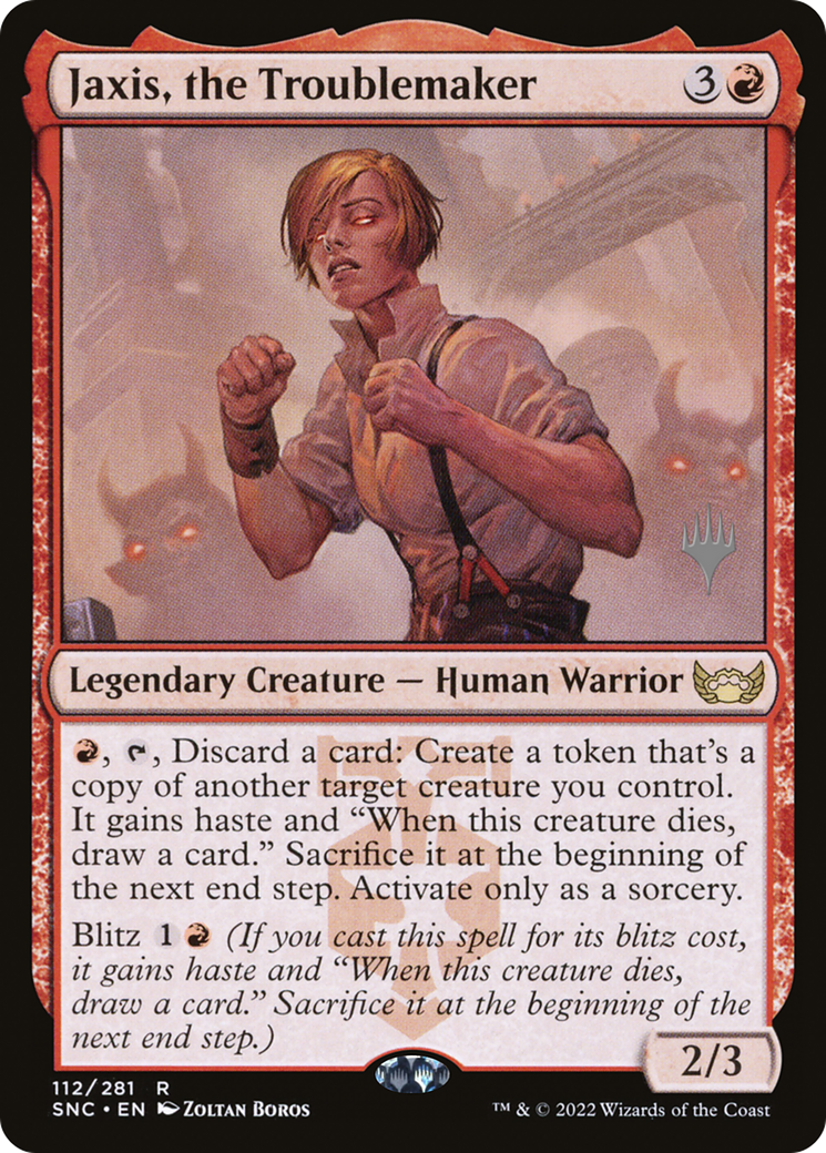 Jaxis, le fauteur de troubles (Pack promotionnel) [Streets of New Capenna Promos] 