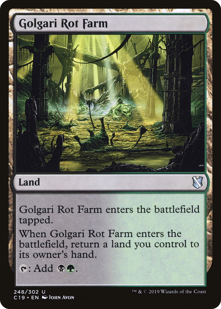 Ferme Golgari Rot [Commandant 2019] 