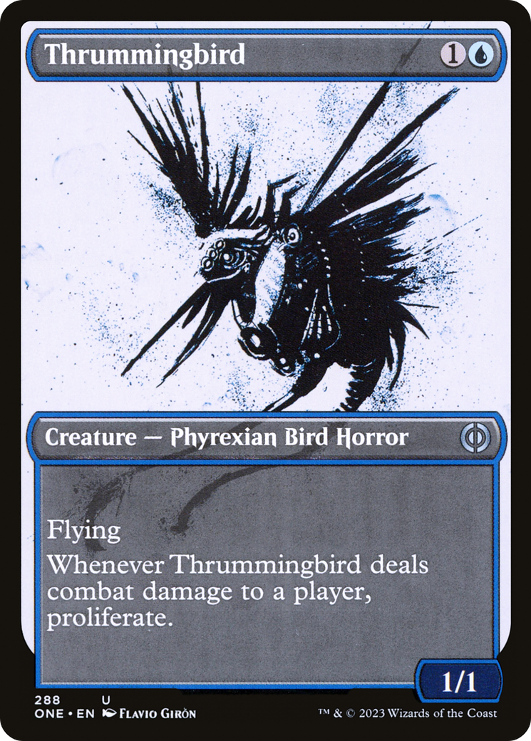 Thrummingbird (Showcase Ichor) [Phyrexia : Tous seront un] 