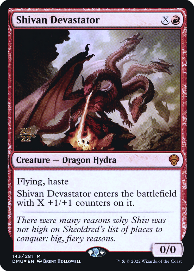 Shivan Devastator [Promotions avant-première de Dominaria United] 