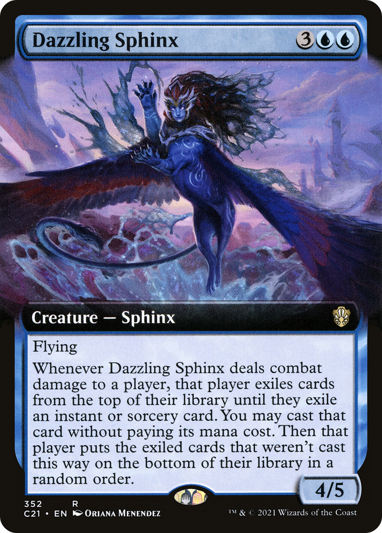 Sphinx éblouissant (art étendu) [Commander 2021] 