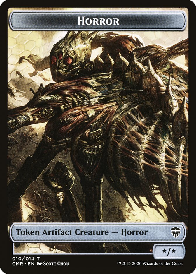 Copie (013) // Jeton double face d'horreur [Jetons Commander Legends] 