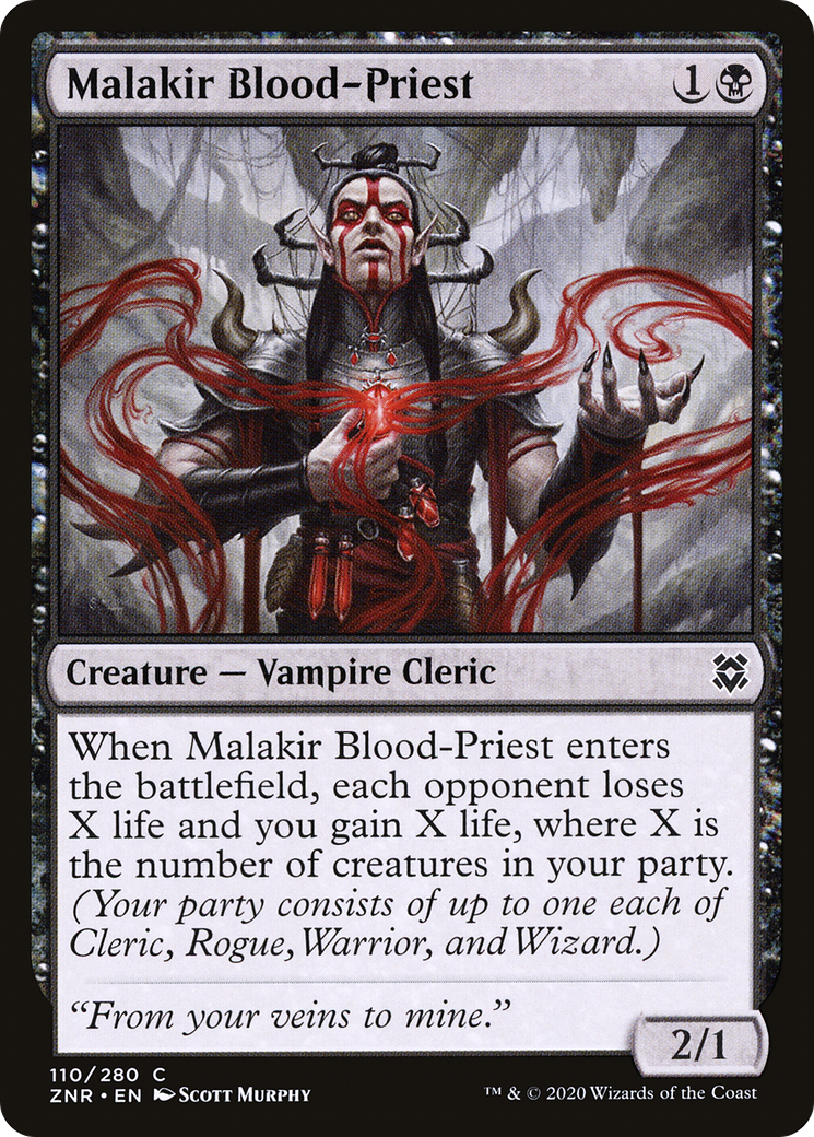 Prêtre de sang Malakir [L'Insurrection de Zendikar] 
