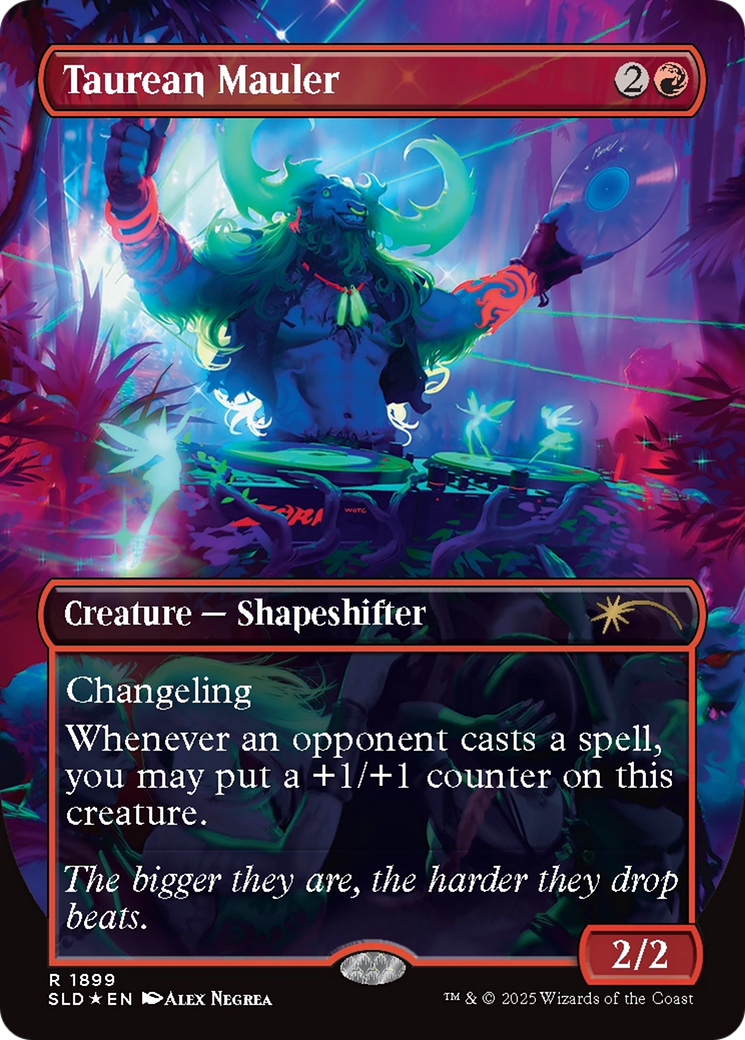 Taurean Mauler (SLD-1899) - Secret Lair Drop (Borderless) Foil