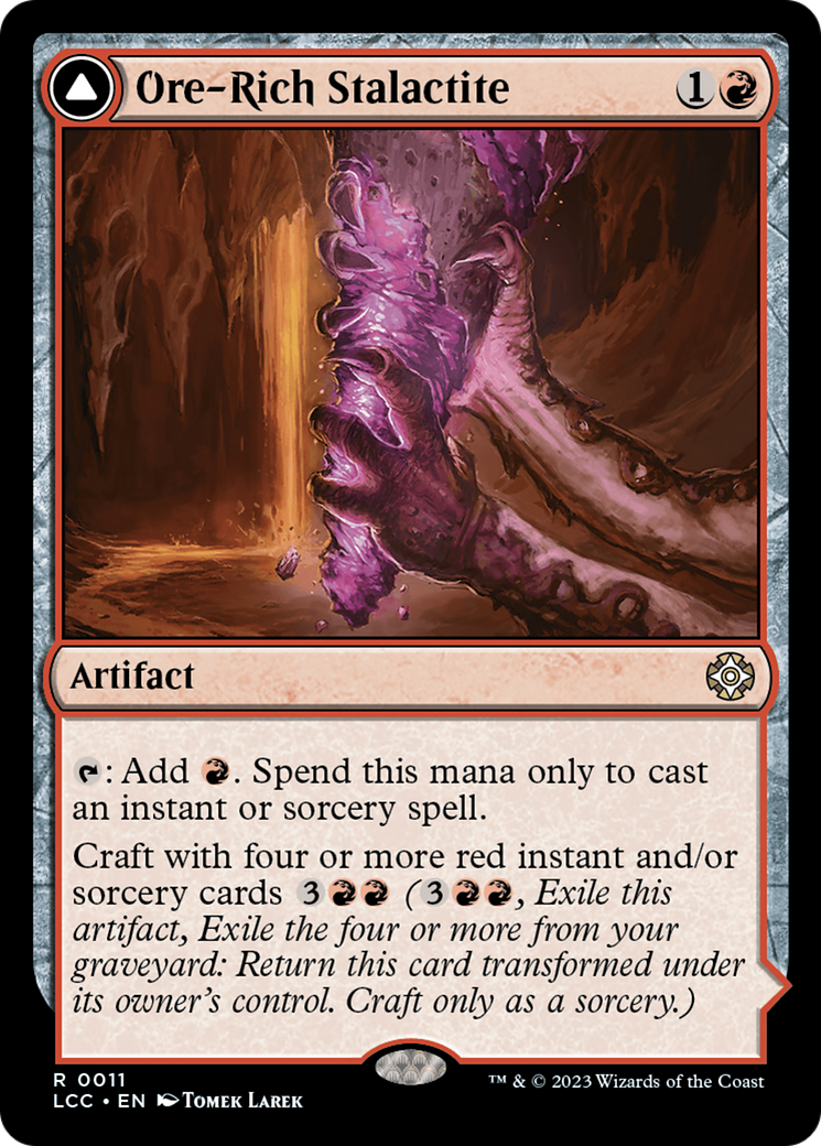 Ore-Rich Stalactite (LCC-011) - The Lost Caverns of Ixalan Commander