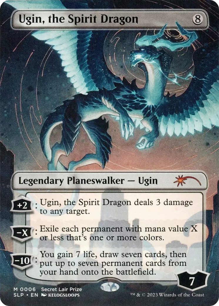 Ugin, le dragon spirituel (sans frontières) [Secret Lair Showdown] 