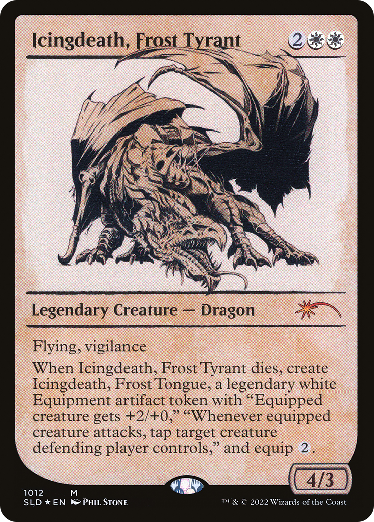 Icingdeath, Frost Tyrant (Showcase) [Secret Lair Drop Series] 
