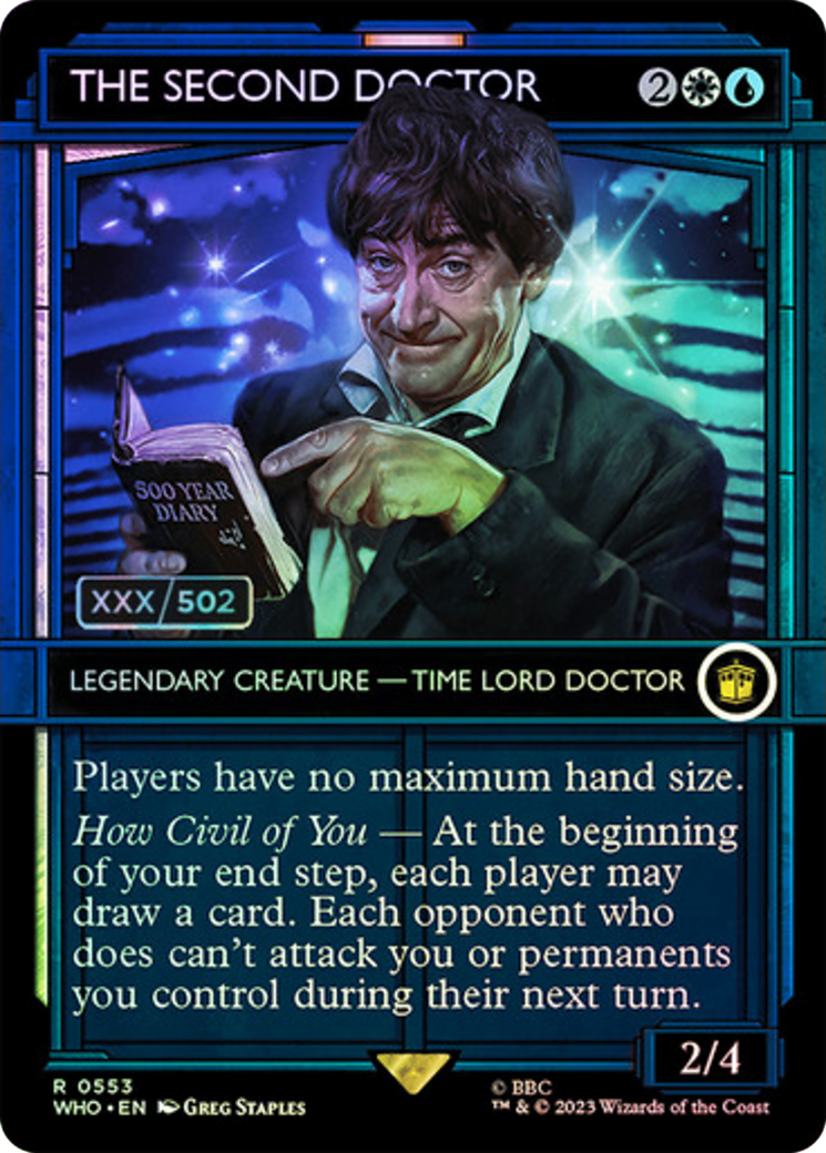 Le deuxième docteur (numéro de série) [Doctor Who] 