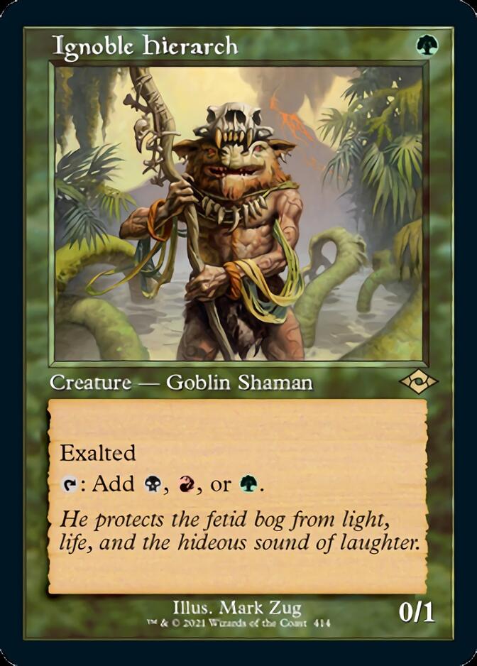 Hiérarch Ignoble (Retro Foil Etched) [Modern Horizons 2] 