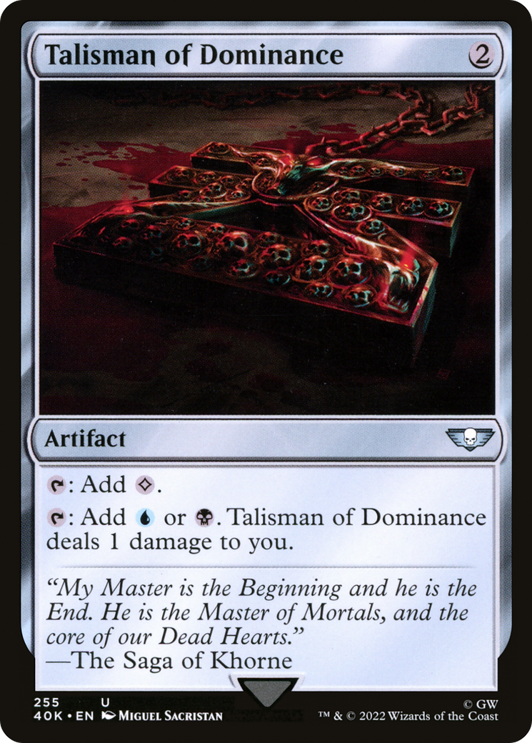 Talisman of Dominance (40K-255) - Warhammer 40,000 Commander