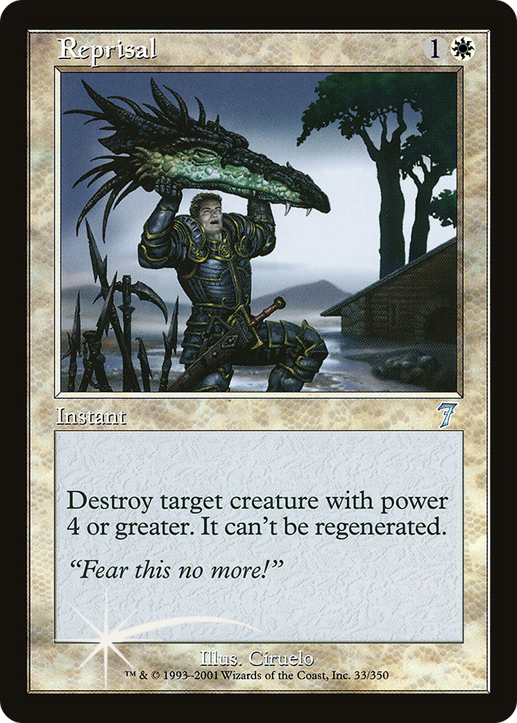 Reprisal (7ED-033) - 7th Edition Foil