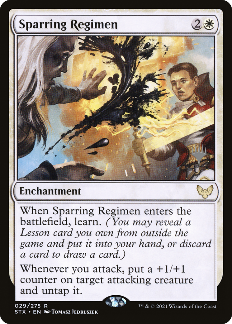 Régime d'entraînement (Pack promotionnel) [Strixhaven : Promos de l'École des Mages] 