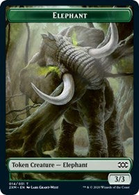 Éléphant // Jeton double face Marit Lage [Jetons Double Masters] 