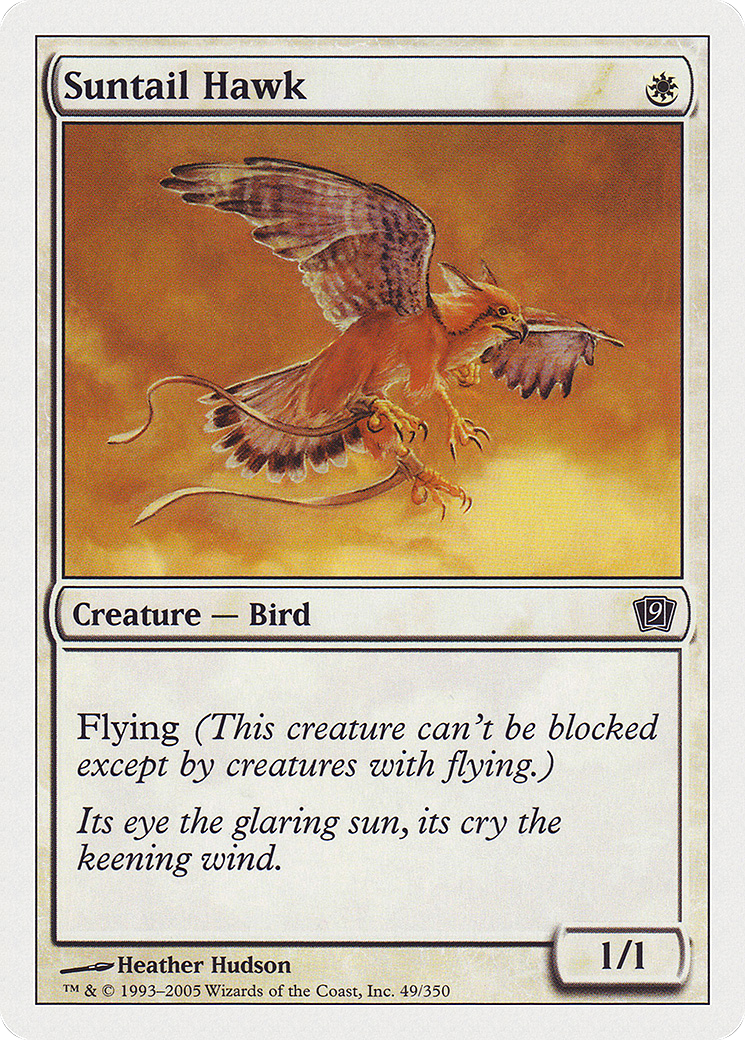 Suntail Hawk (9ED-049) - 9th Edition Foil