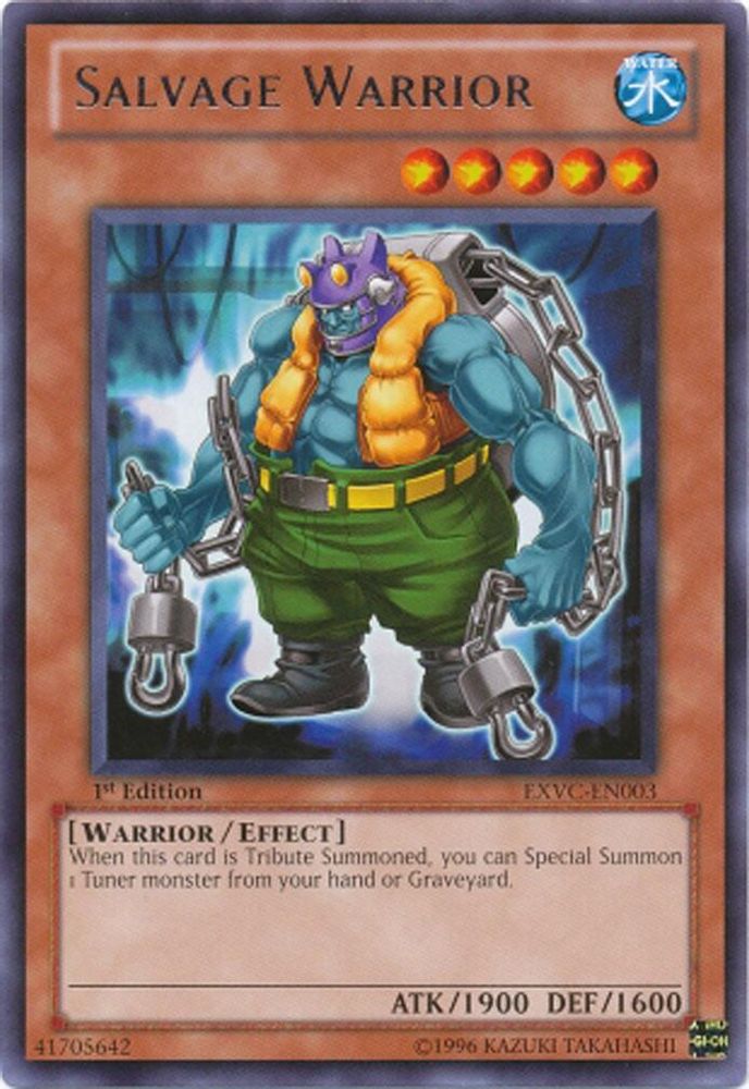 Salvage Warrior (EXVC-EN003) - Rare