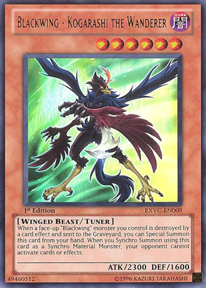 Blackwing - Kogarashi the Wanderer (EXVC-EN009) - Ultra Rare