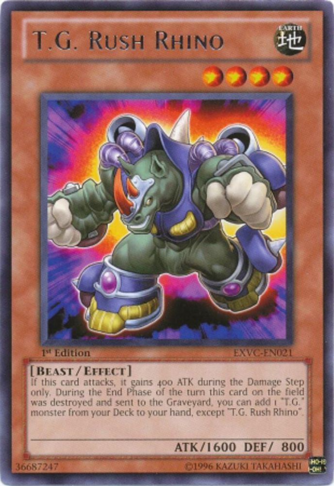 TG Rush Rhino [EXVC-EN021] Rare 