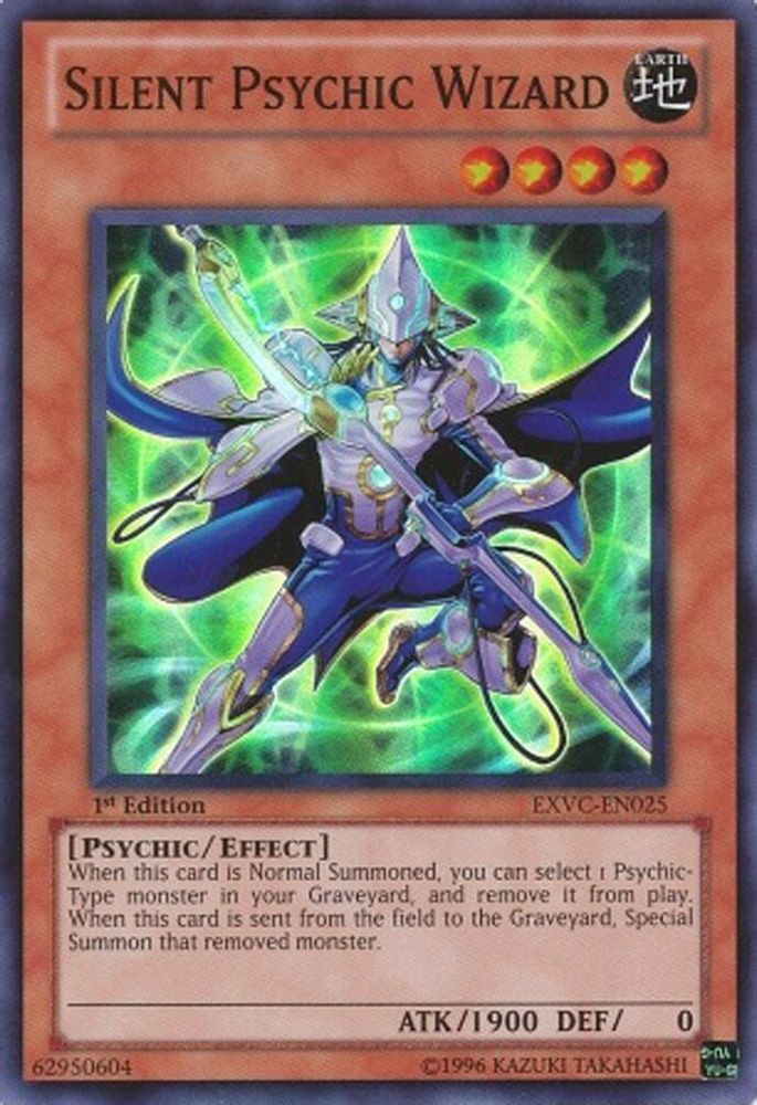 Silent Psychic Wizard (EXVC-EN025) - Super Rare