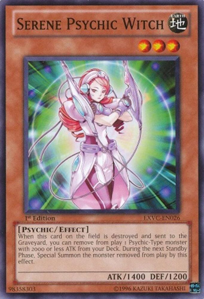 Serene Psychic Witch (EXVC-EN026) - Common