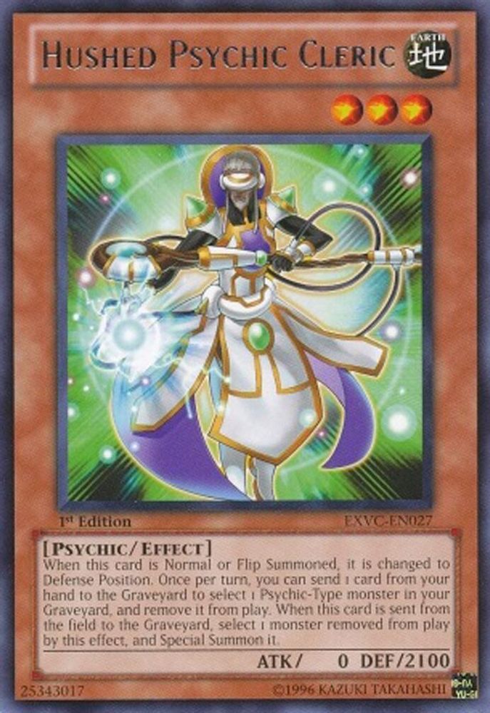 Hushed Psychic Cleric (EXVC-EN027) - Rare