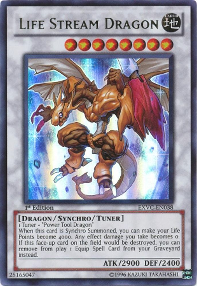Life Stream Dragon (EXVC-EN038) - Ultra Rare