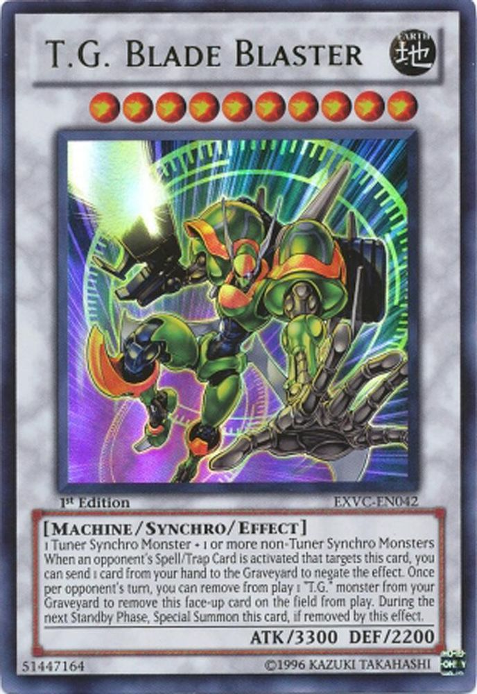 T.G. Blade Blaster (EXVC-EN042) - Ultra Rare