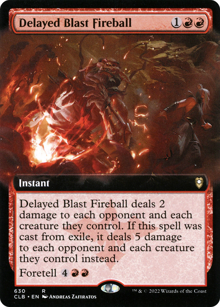 Boule de feu à explosion retardée (art étendu) [Commander Legends : Battle for Baldur's Gate] 