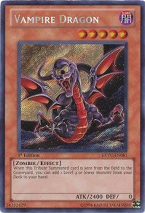Dragon Vampire [EXVC-EN081] Secret Rare 