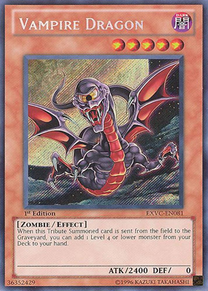 Vampire Dragon (EXVC-EN081) - Secret Rare