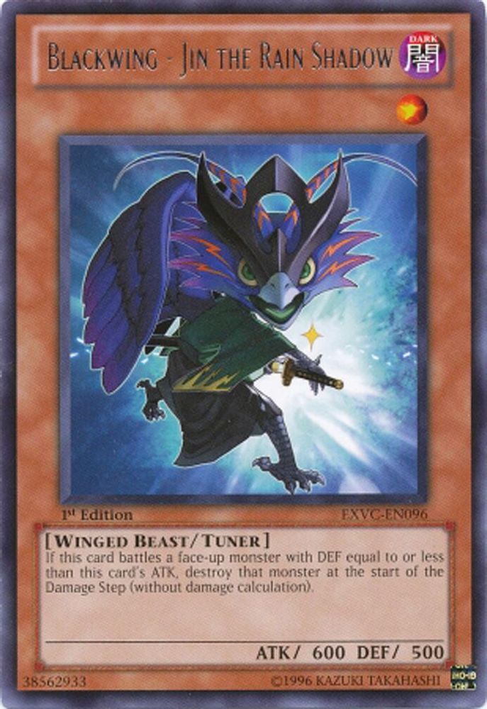 Blackwing - Jin the Rain Shadow (EXVC-EN096) - Rare