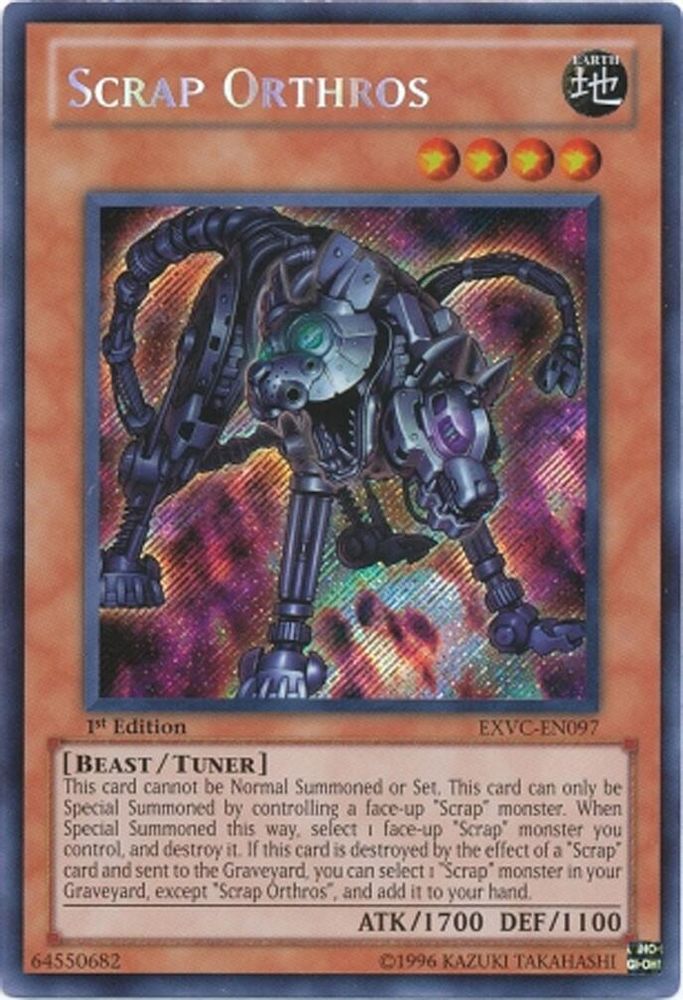 Scrap Orthros (EXVC-EN097) - Secret Rare